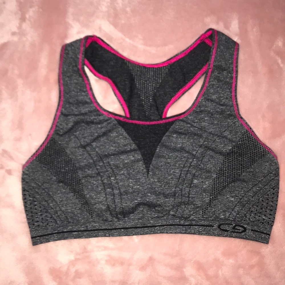 Gray Sports Bra